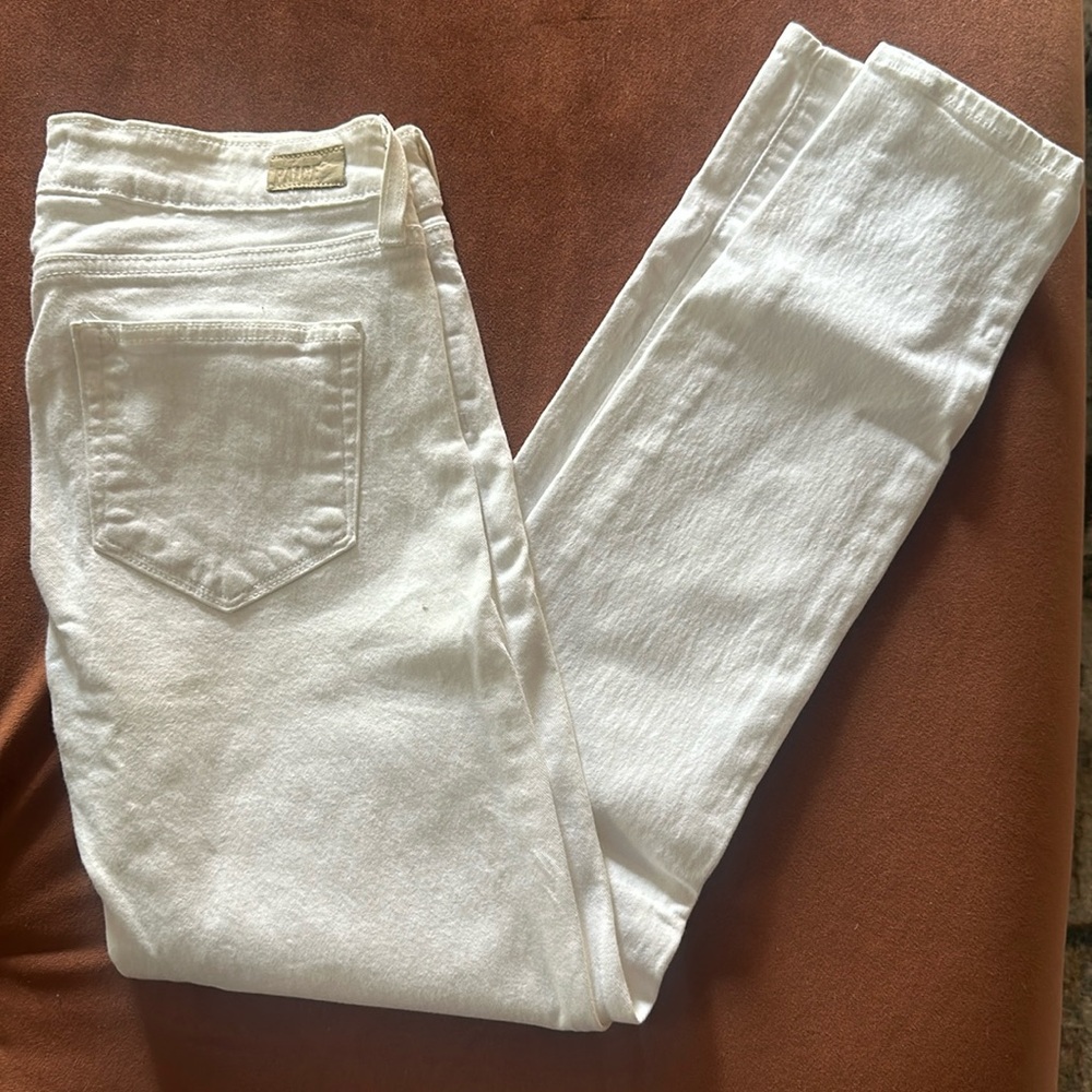 White Paige Verdugo Ankle Skinny Jeans - 26